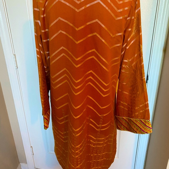 Pakistani Cross Stitch Embroidered Kurta M - Picture 5 of 5